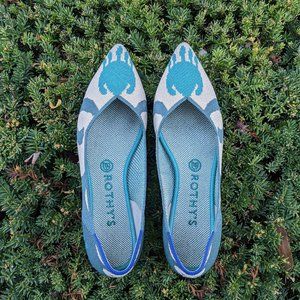Rothy's The Point Moroccan Green, Size 9